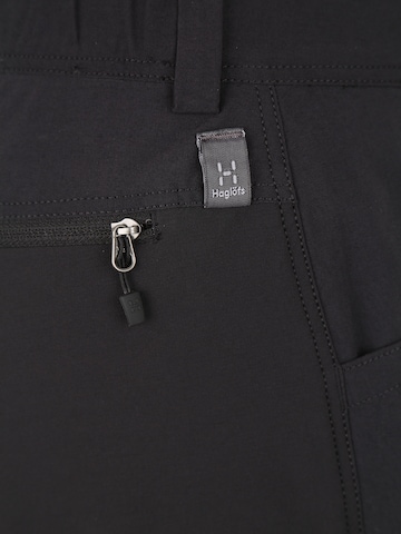 Haglöfs Normalny krój Spodnie sportowe 'Mid Flex' w kolorze czarny