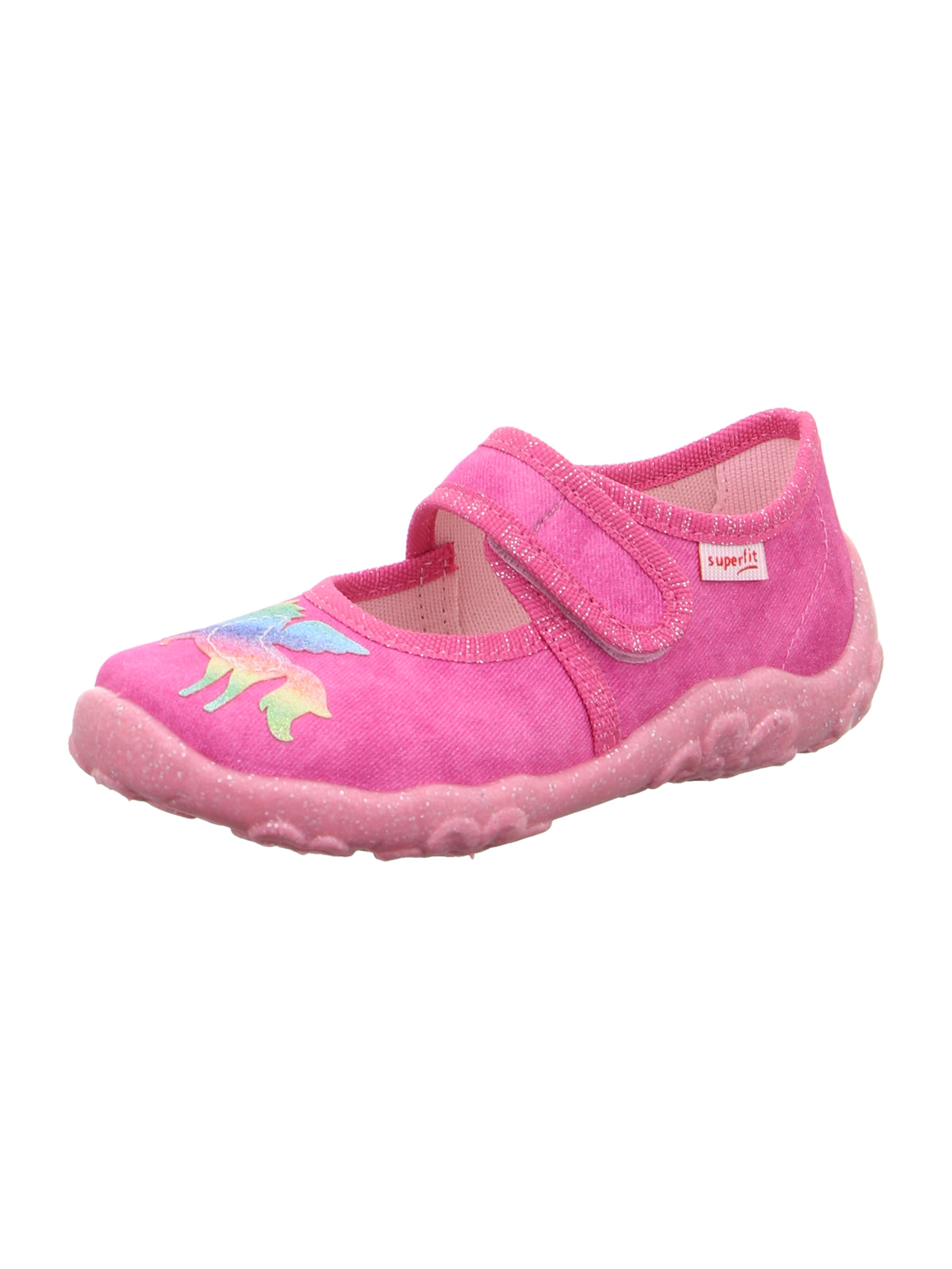 SUPERFIT - Pantufa 'Bonny' em rosa: frente
