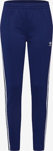 ADIDAS ORIGINALS Slimfit Kalhoty – modrá: přední strana