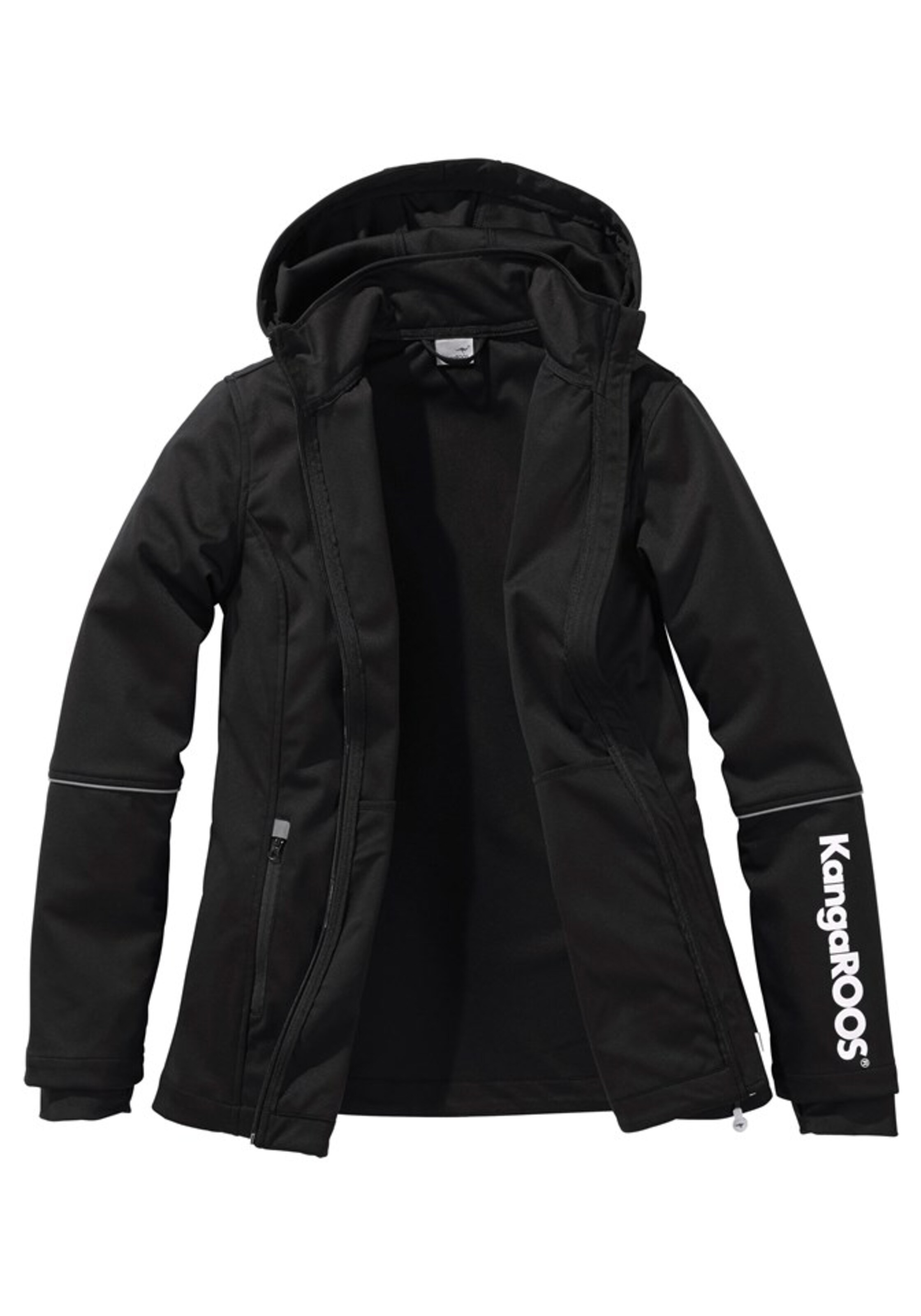 KangaROOS Softshelljacke in Schwarz