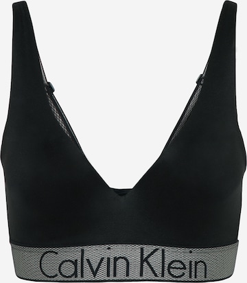 Calvin Klein Underwear Push-up Push-Up BH 'PLUNGE' in Schwarz: predná strana