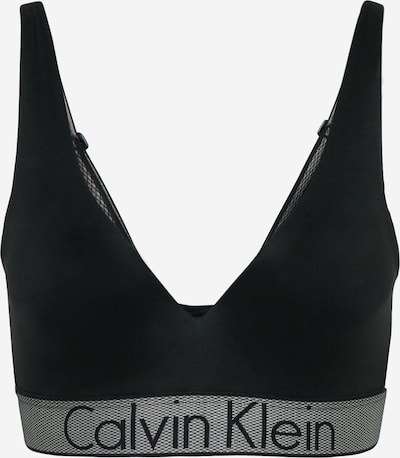 Calvin Klein Underwear Soutien-gorge 'PLUNGE' en gris / noir, Vue avec produit