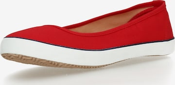 Ethletic Ballet Flats 'Fair Dancer' in Red: front