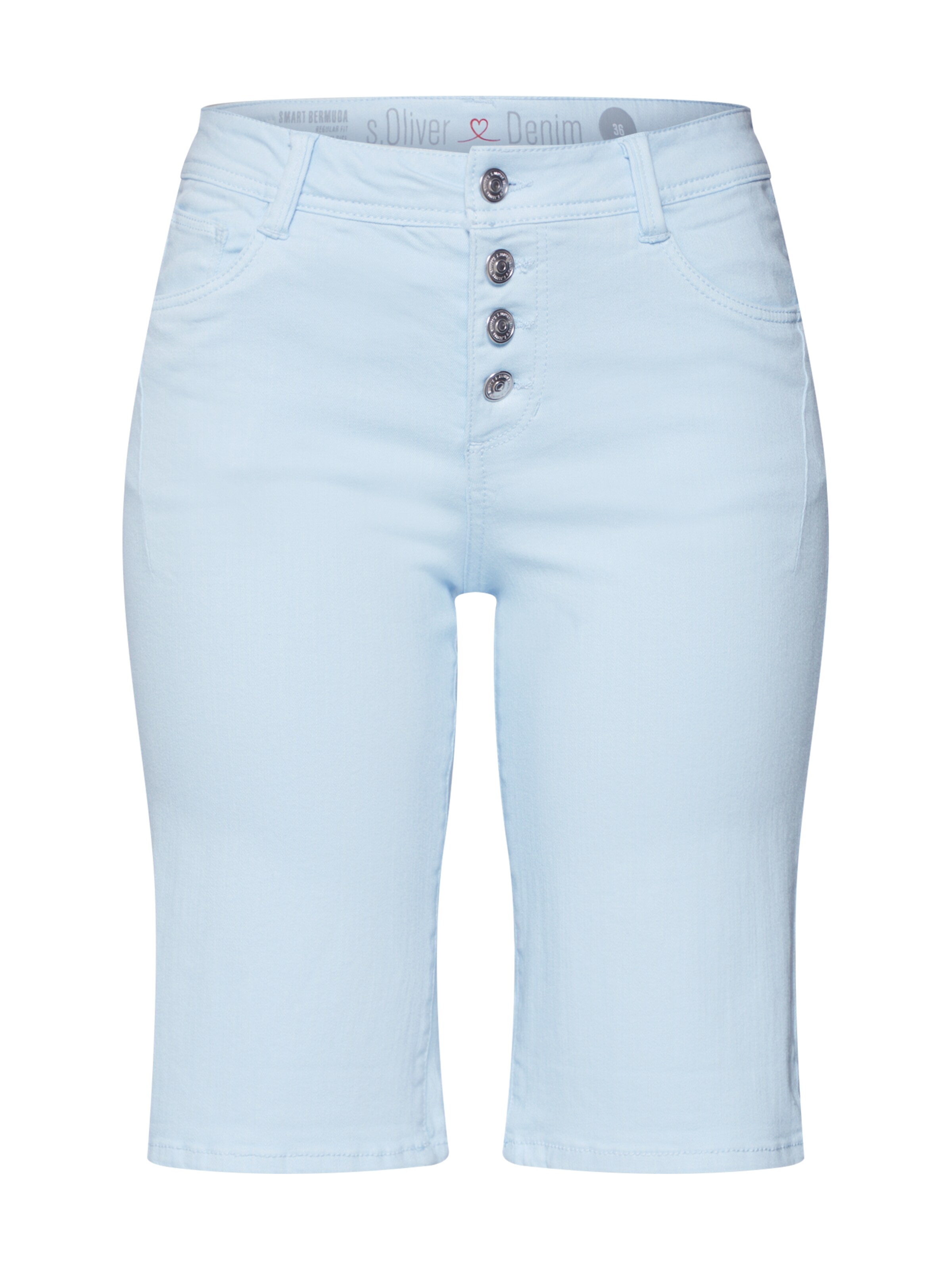 s.Oliver - Jeans 'Shorts' in de kleur Blauw denim