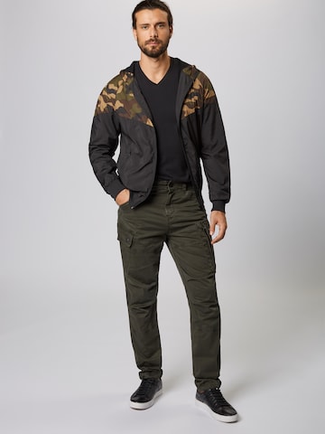 LEVI'S ® Koszulka 'Housemark V Neck Tee' w kolorze czarny