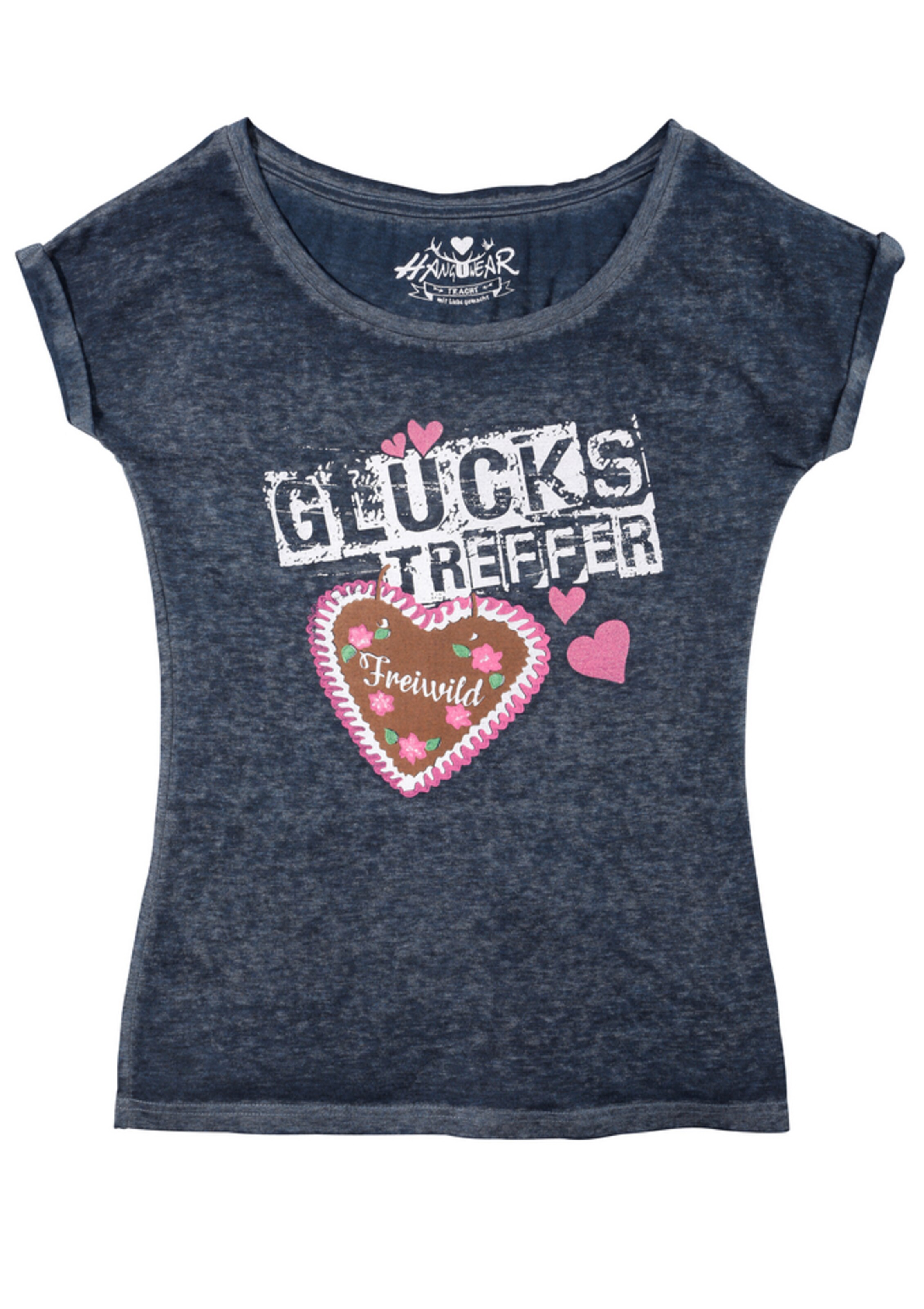 HANGOWEAR - Trachtenshirt in dunkelblau