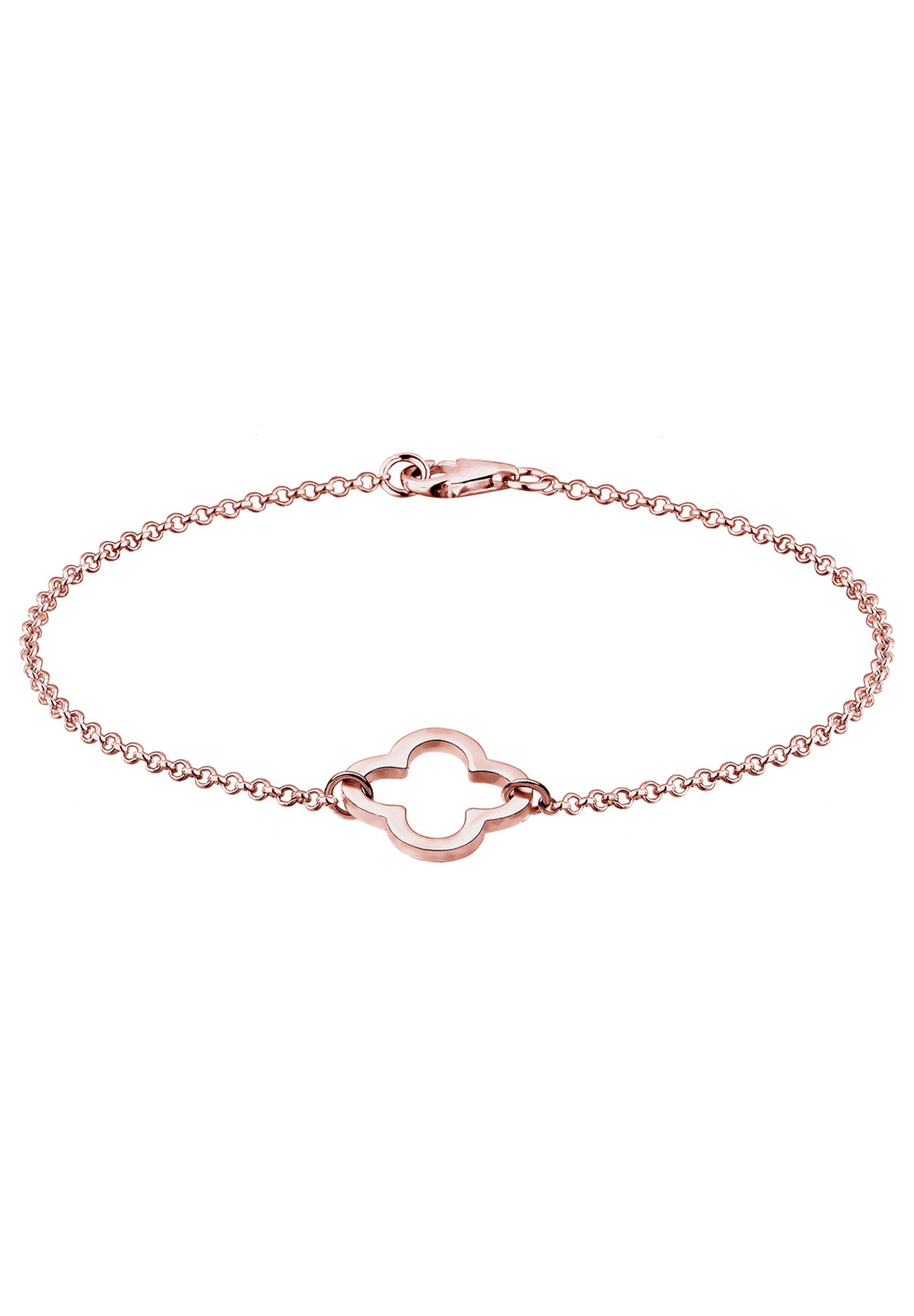 ELLI Armband 'Kleeblatt' in Goud: voorkant