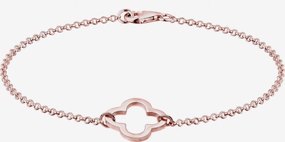 ELLI Bracelet 'Kleeblatt' en or rose, Vue avec produit