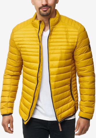 Veste mi-saison 'Islington' INDICODE JEANS en jaune : devant