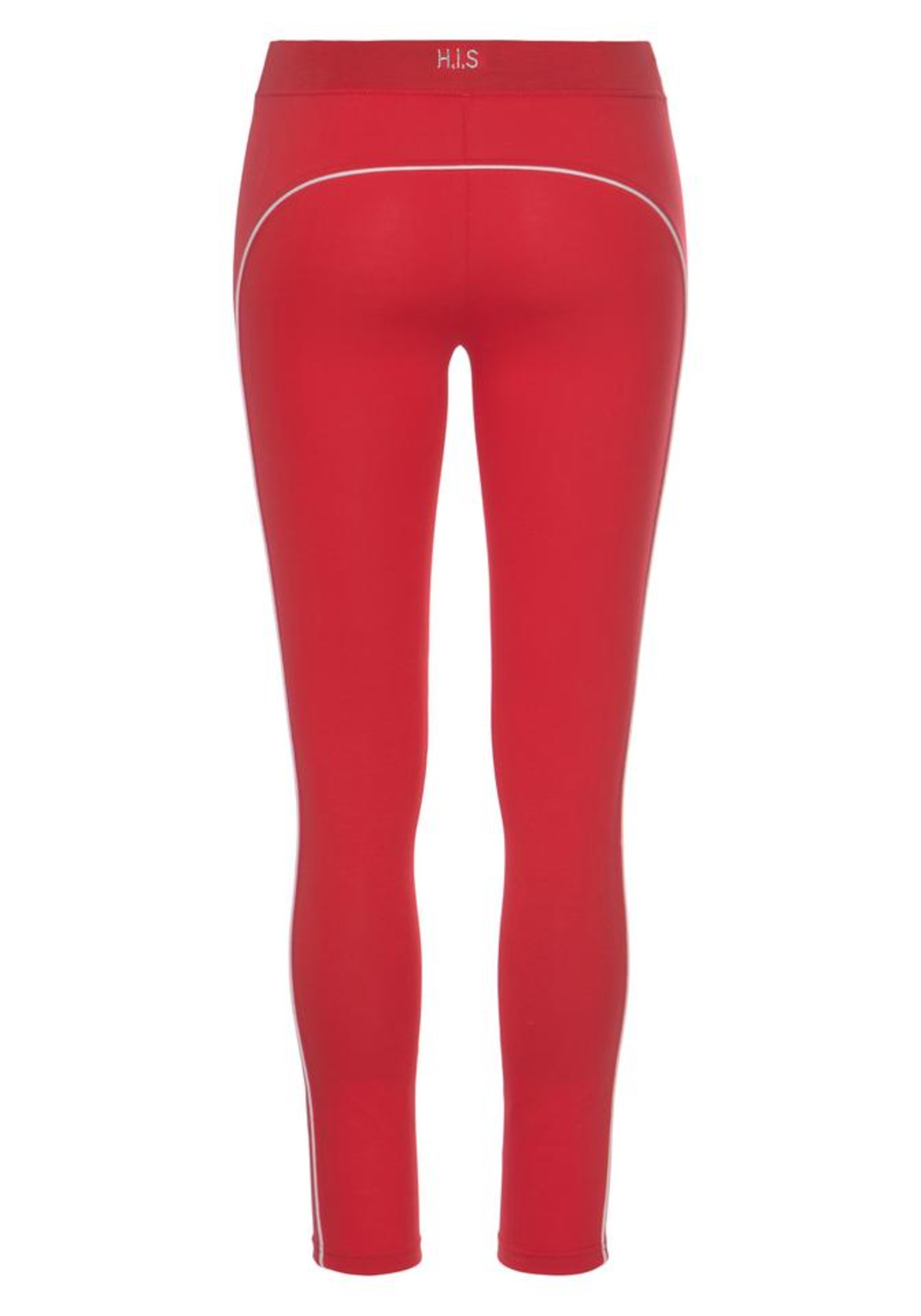 H.I.S Skinny Legíny – červená