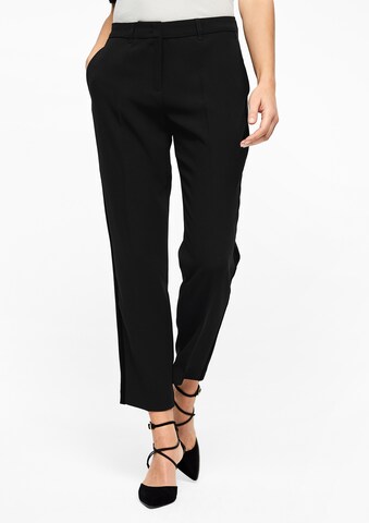 s.Oliver BLACK LABEL Regular Hose in Schwarz