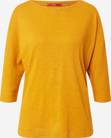 T-shirt s.Oliver en jaune : devant