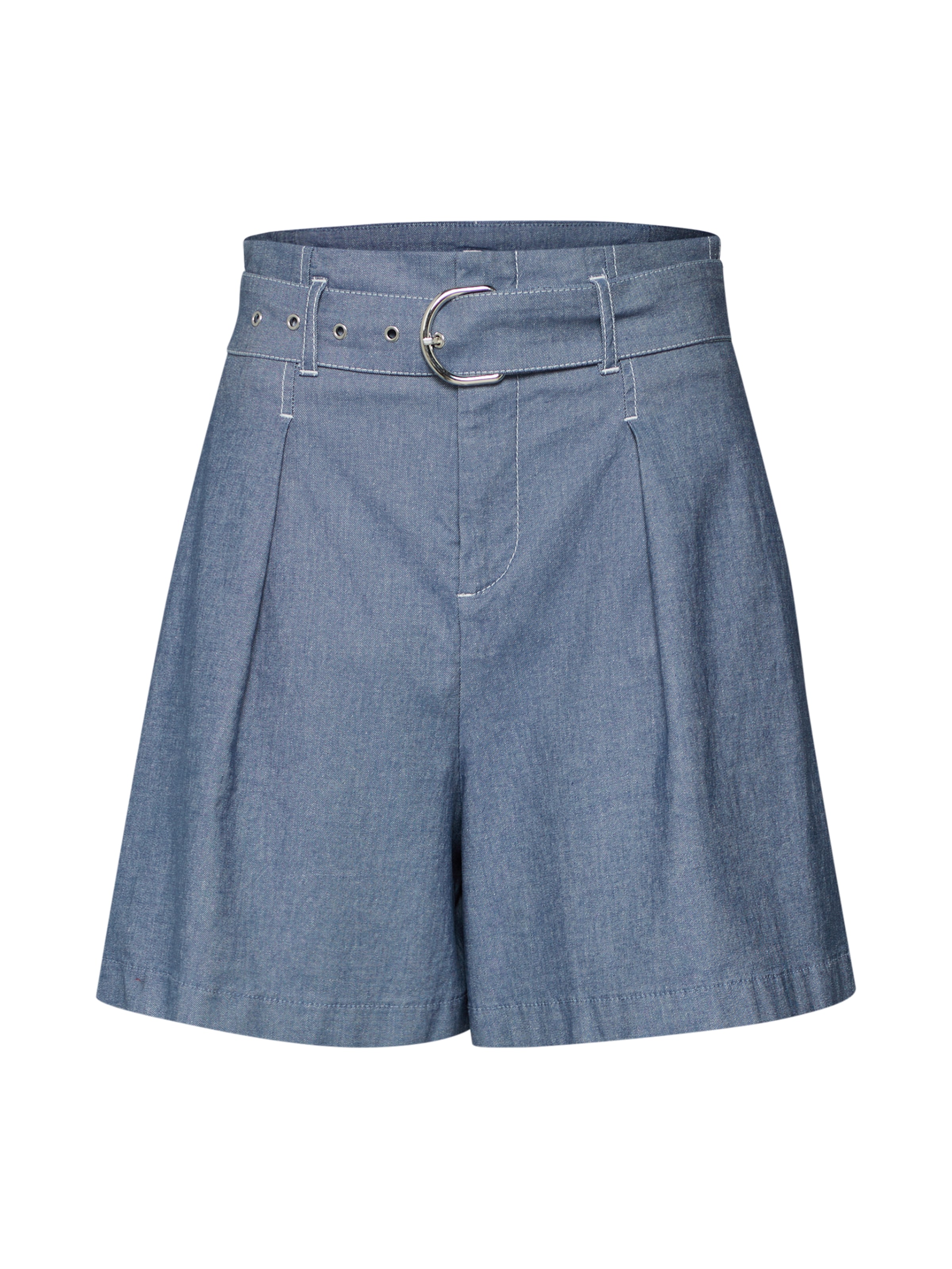 BOSS - Bandplooibroek 'Sadeni-W' in de kleur Blauw