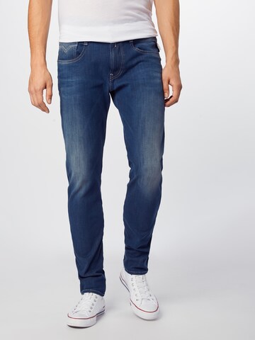 REPLAY Slimfit Jeans  'Anbass' in Blau: predná strana
