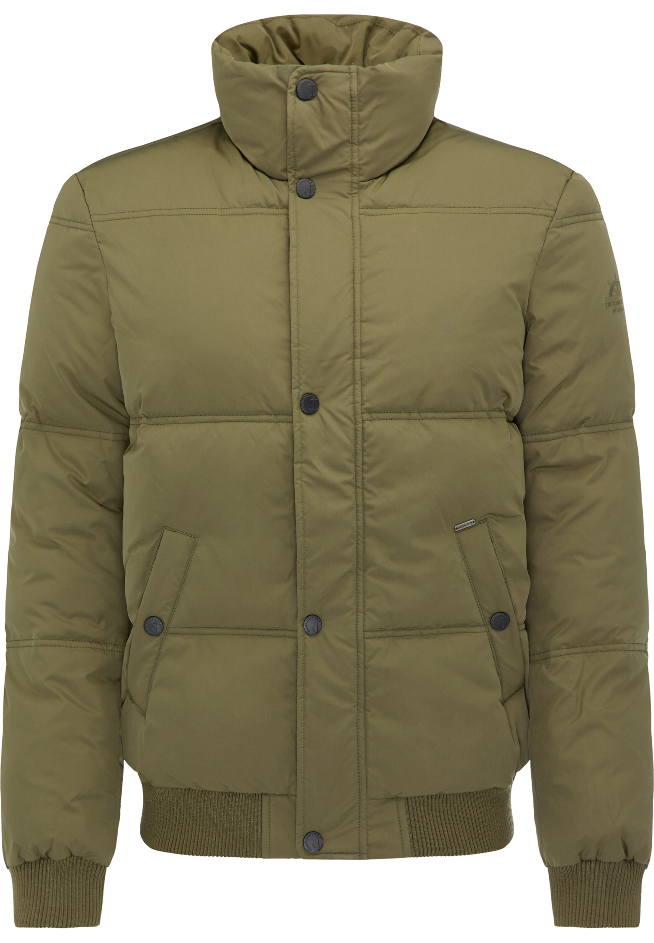 DREIMASTER - Winterjas in de kleur Olijfgroen