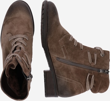 ARA Lace-Up Ankle Boots in Brown: side