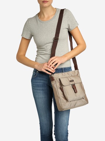 Borsa a tracolla 'Rina' di TOM TAILOR in beige: frontale