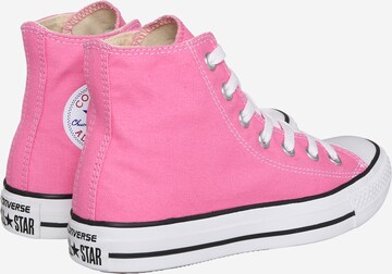 CONVERSE Кроссовки на платформе 'CHUCK TAYLOR ALL STAR CLASSIC HI' в Ярко-розовый