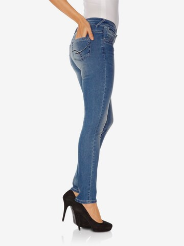 SHEEGO Slimfit Jeans in Blauw