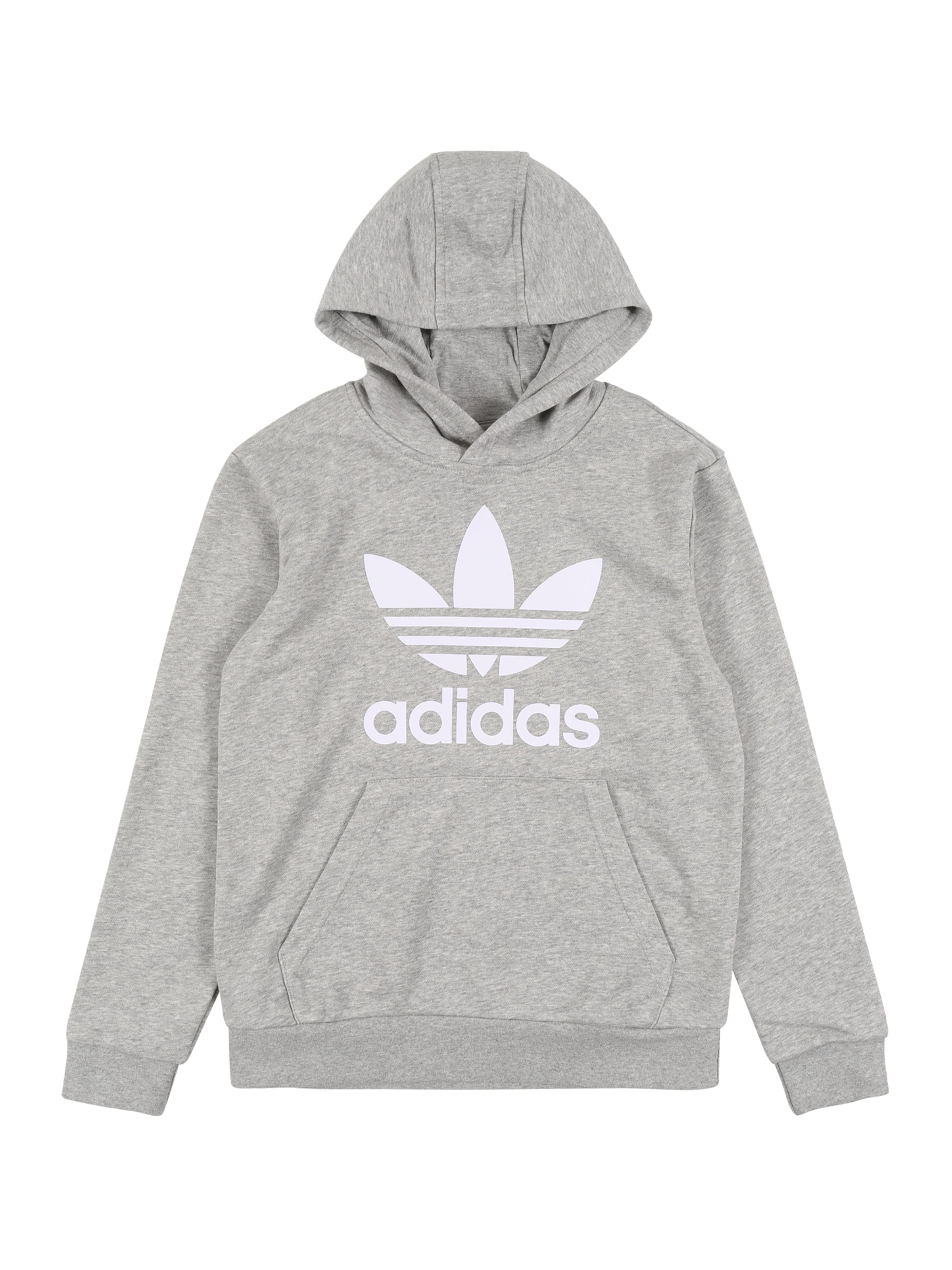 ADIDAS ORIGINALS Sweatshirt 'Trefoil' in Grijs: voorkant