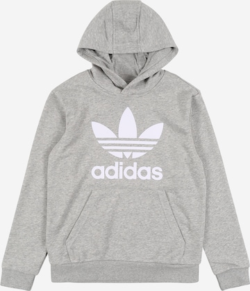 ADIDAS ORIGINALS Sweatshirt 'Trefoil' in Grey: front