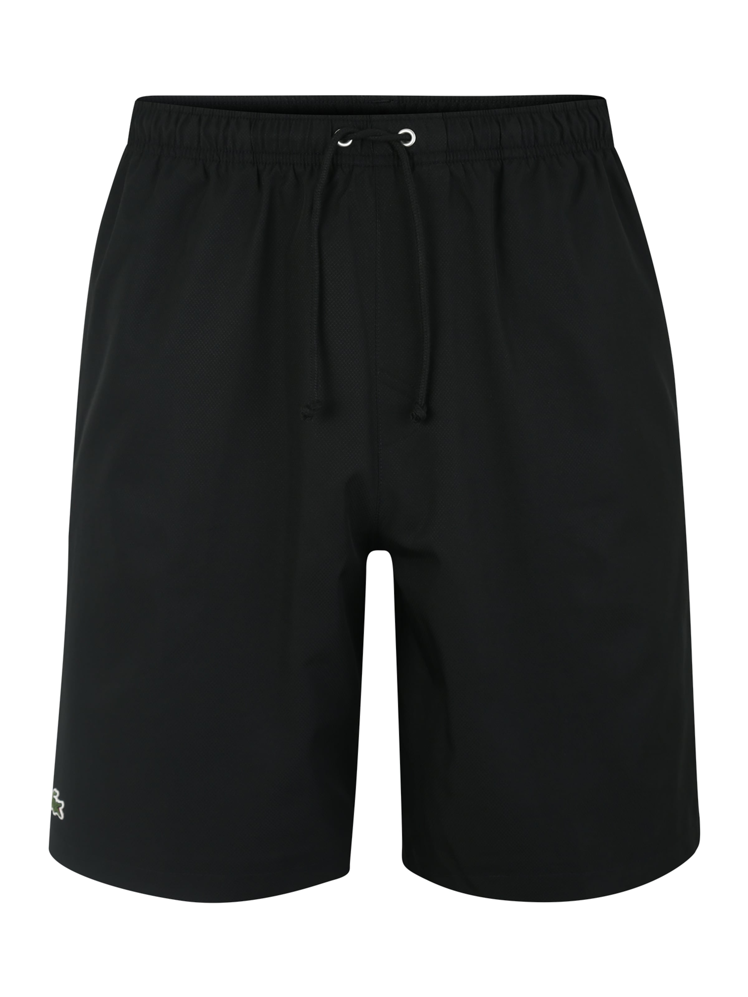 Lacoste Sport Normalny krój Spodnie sportowe w kolorze czarny: przód