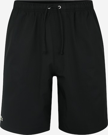 Regular Pantalon de sport Lacoste Sport en noir : devant