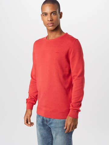 s.Oliver Pullover in Rot: predná strana