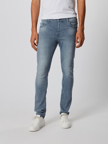 Coupe slim Jean 'Loom' Only & Sons en bleu : devant