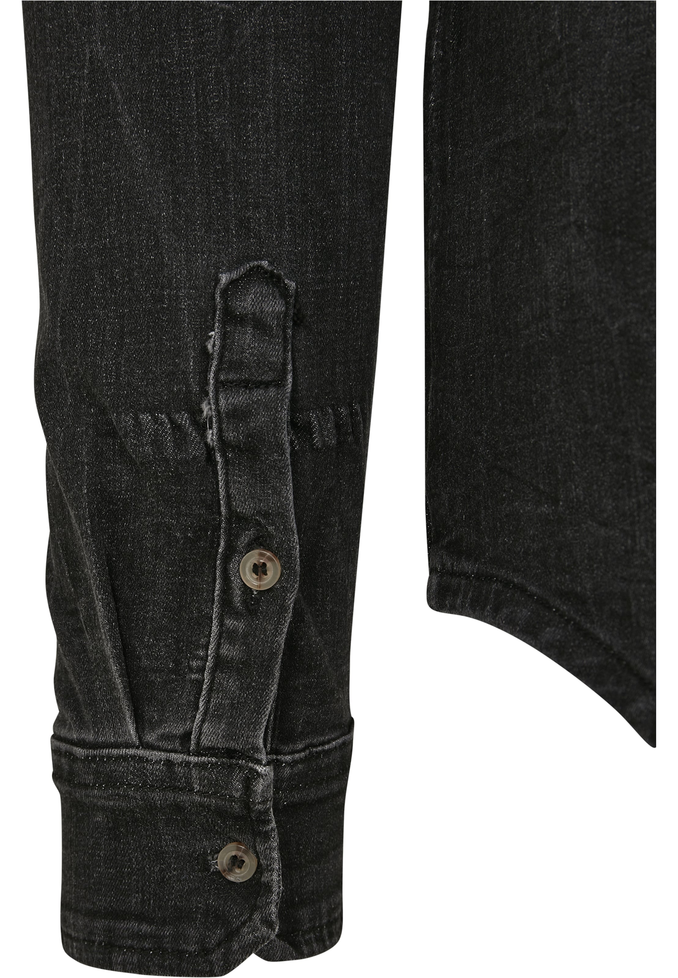 Brandit Regular fit Button Up Shirt 'Riley' in Black