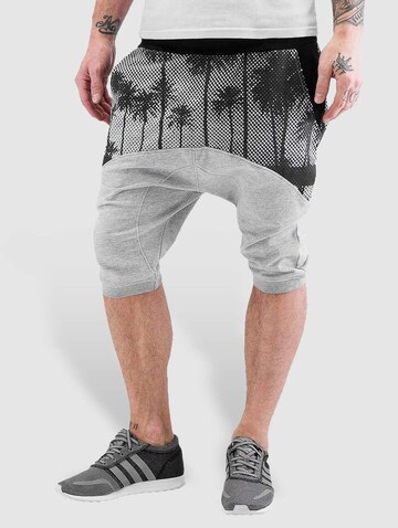 Just Rhyse Tapered Trousers in Grey: front