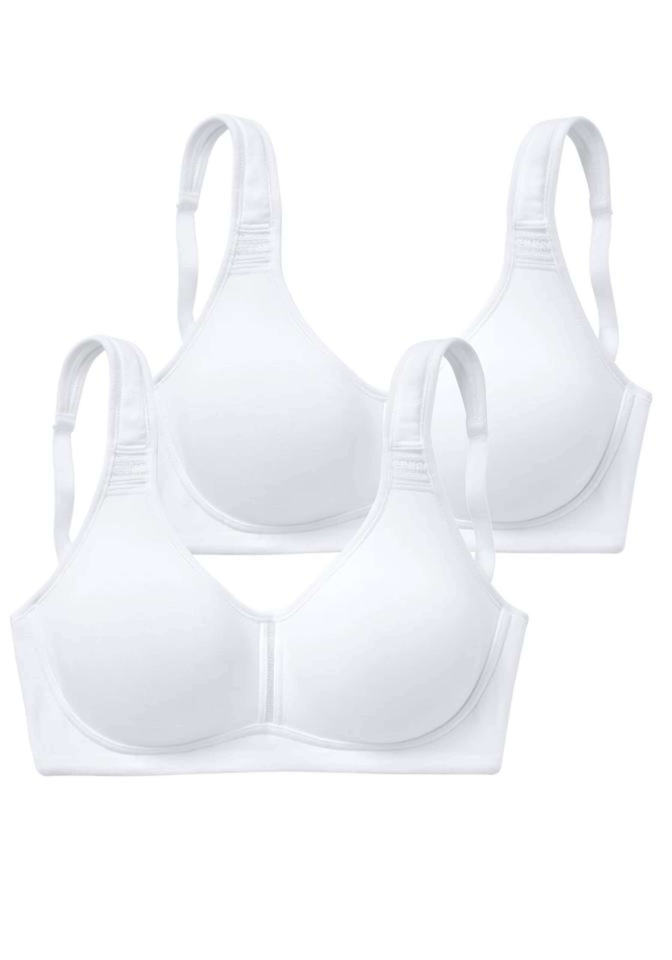 PETITE FLEUR Minimizer in White: front