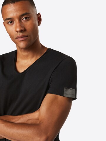 REPLAY Shirt in Zwart