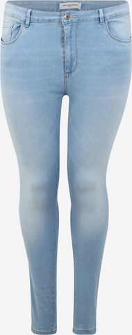 ONLY Carmakoma Skinny Jeans 'Augusta' i blå: forside