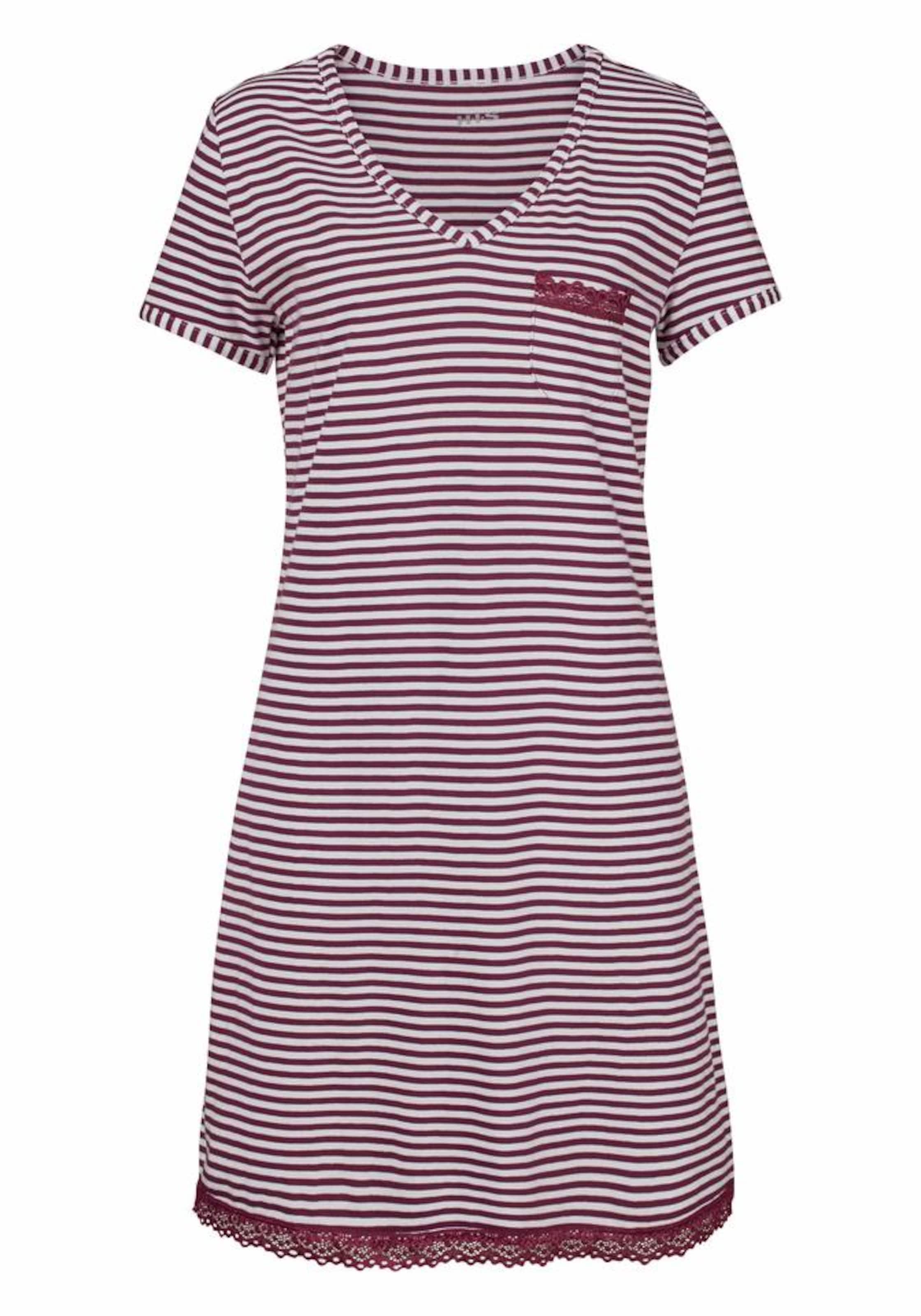 H.I.S Koszula nocna w kolorze czerwony: przód