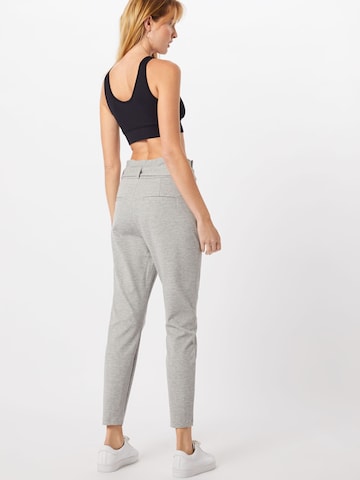 VERO MODA Slim fit Pleat-Front Pants 'VMEVA' in Grey: back