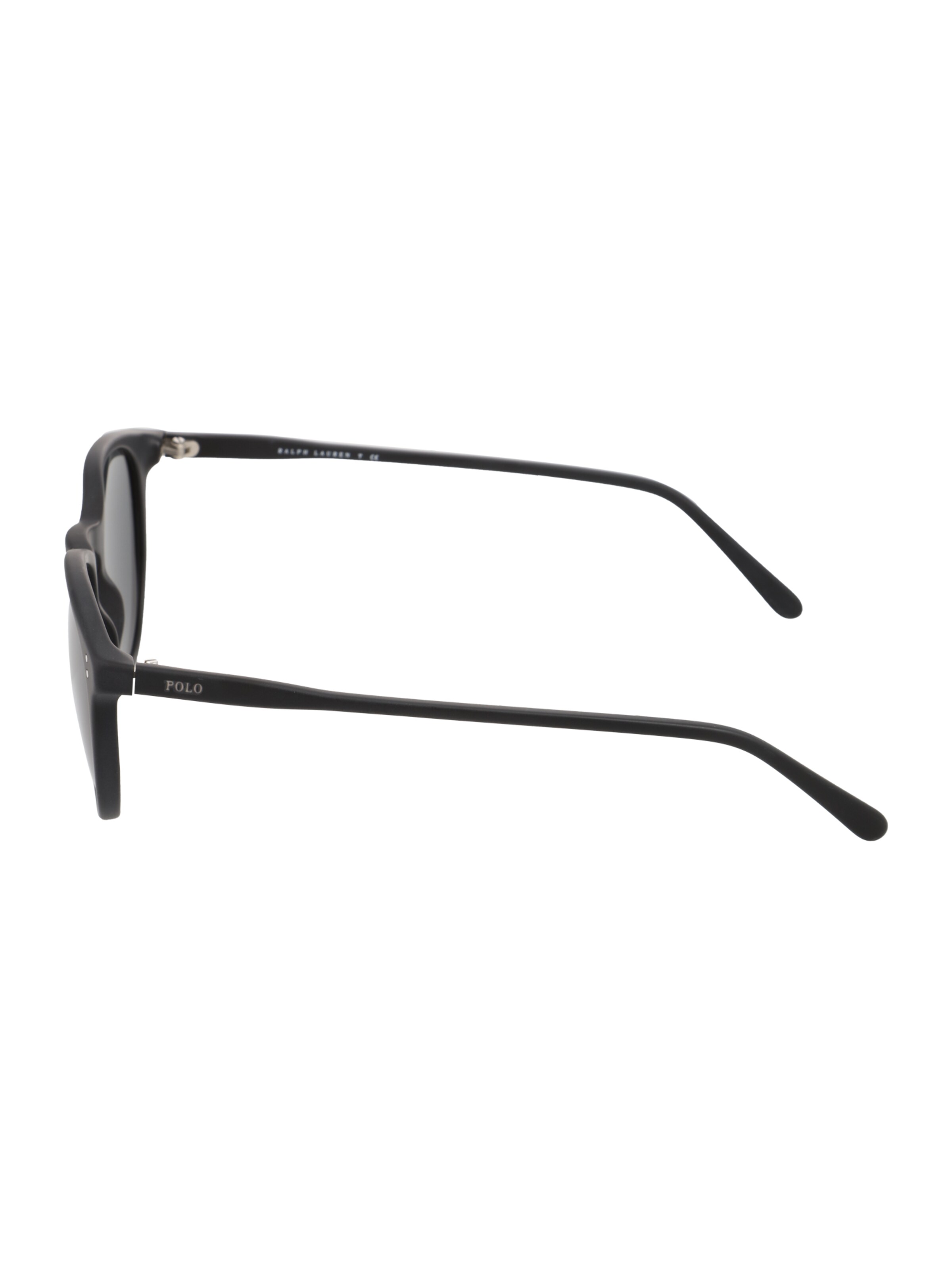 melns Polo Ralph Lauren Saulesbrilles: no sāniem