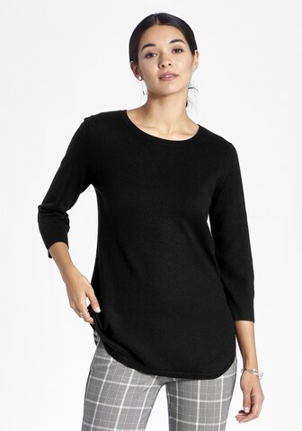 Peter Hahn Pullover in Schwarz: Vorderseite