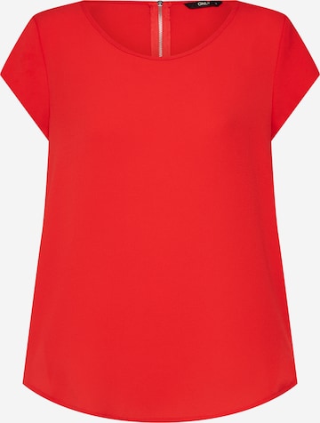 ONLY Blouse 'Vic' in Rood: voorkant