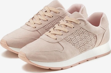 LASCANA Sneakers laag in Roze