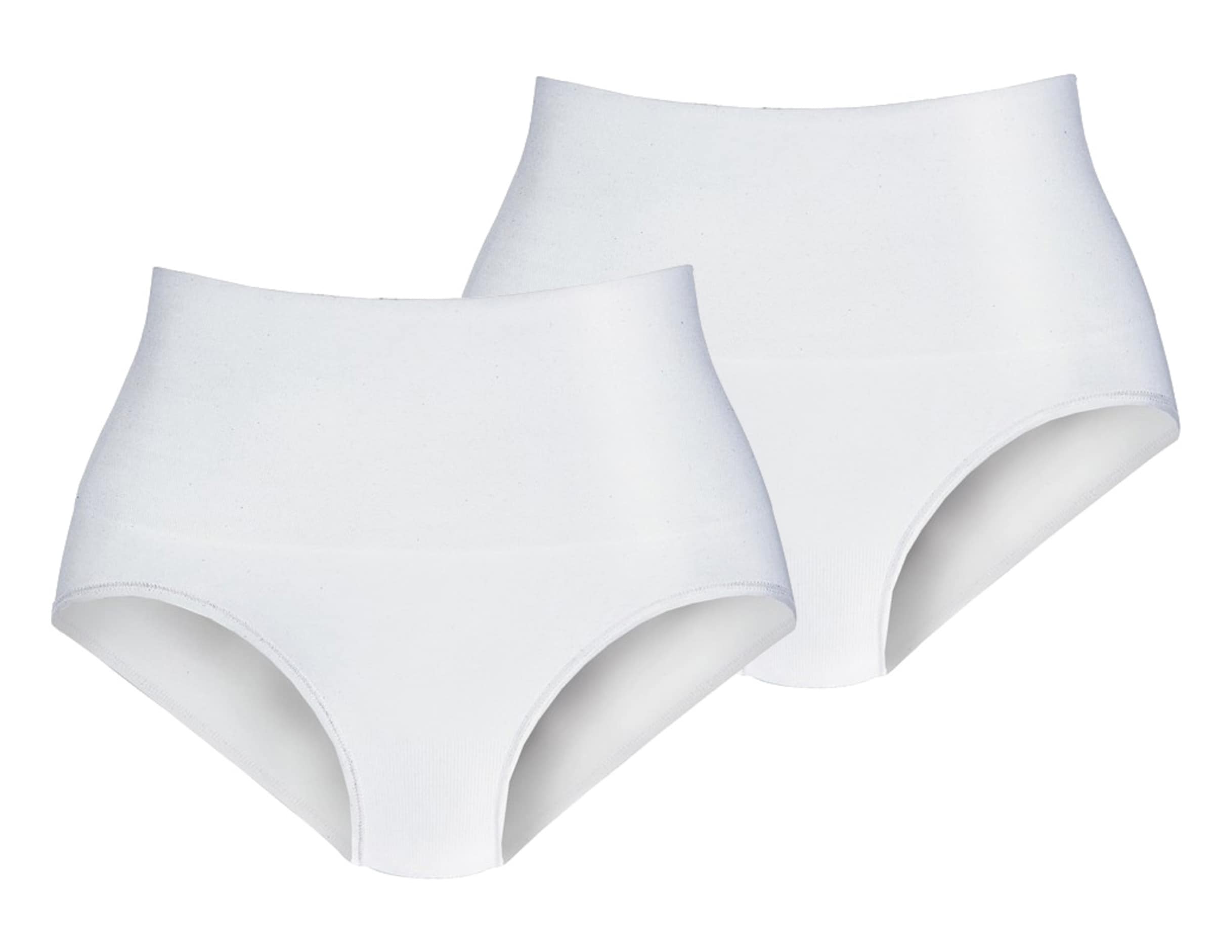 PETITE FLEUR Корректирующие трусы-слипы в Белый: спереди