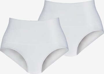 PETITE FLEUR Shaping Slip in White: front