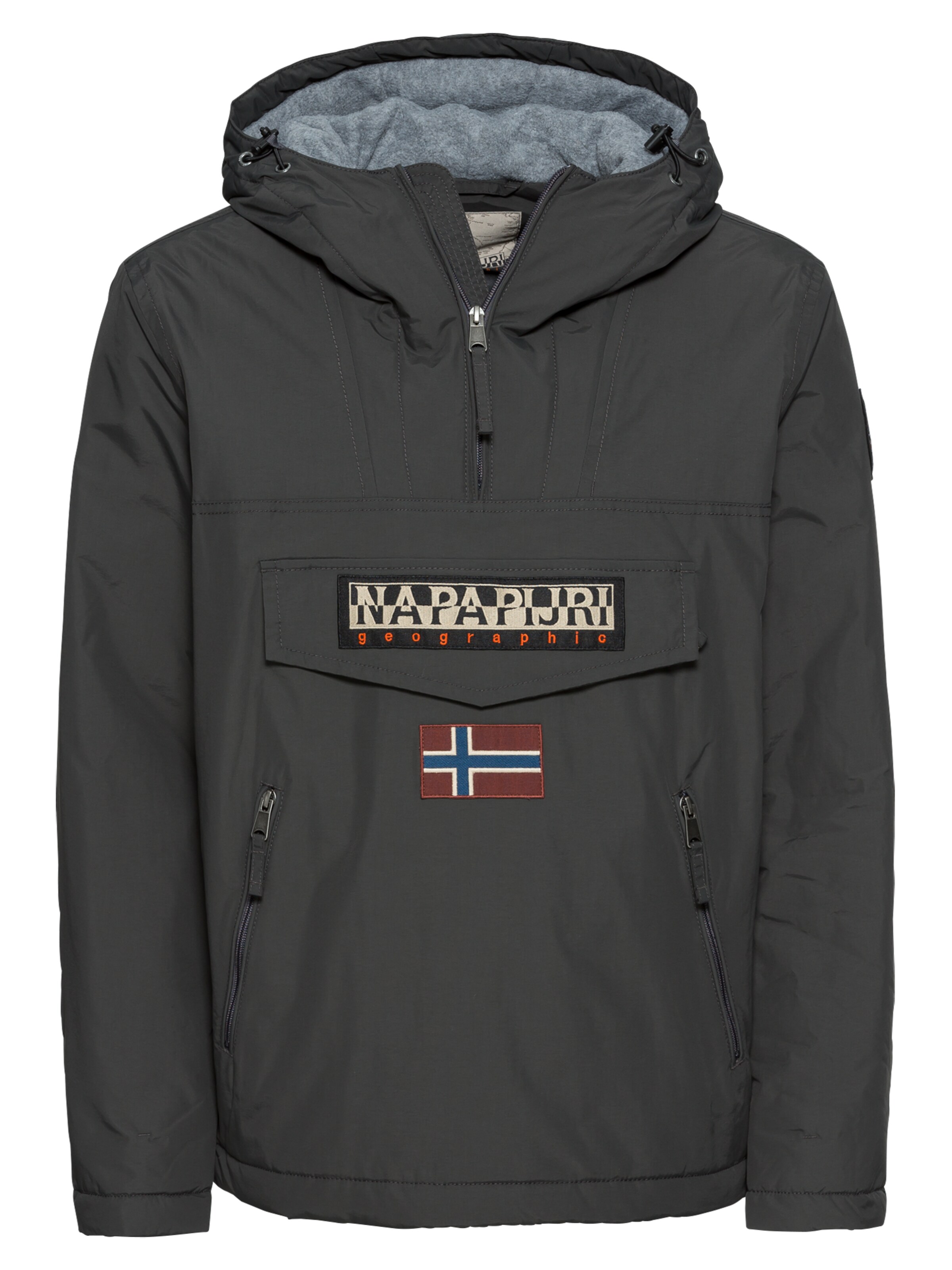 NAPAPIJRI - Tussenjas 'RAINFOREST POCKET' in de kleur Donkergrijs