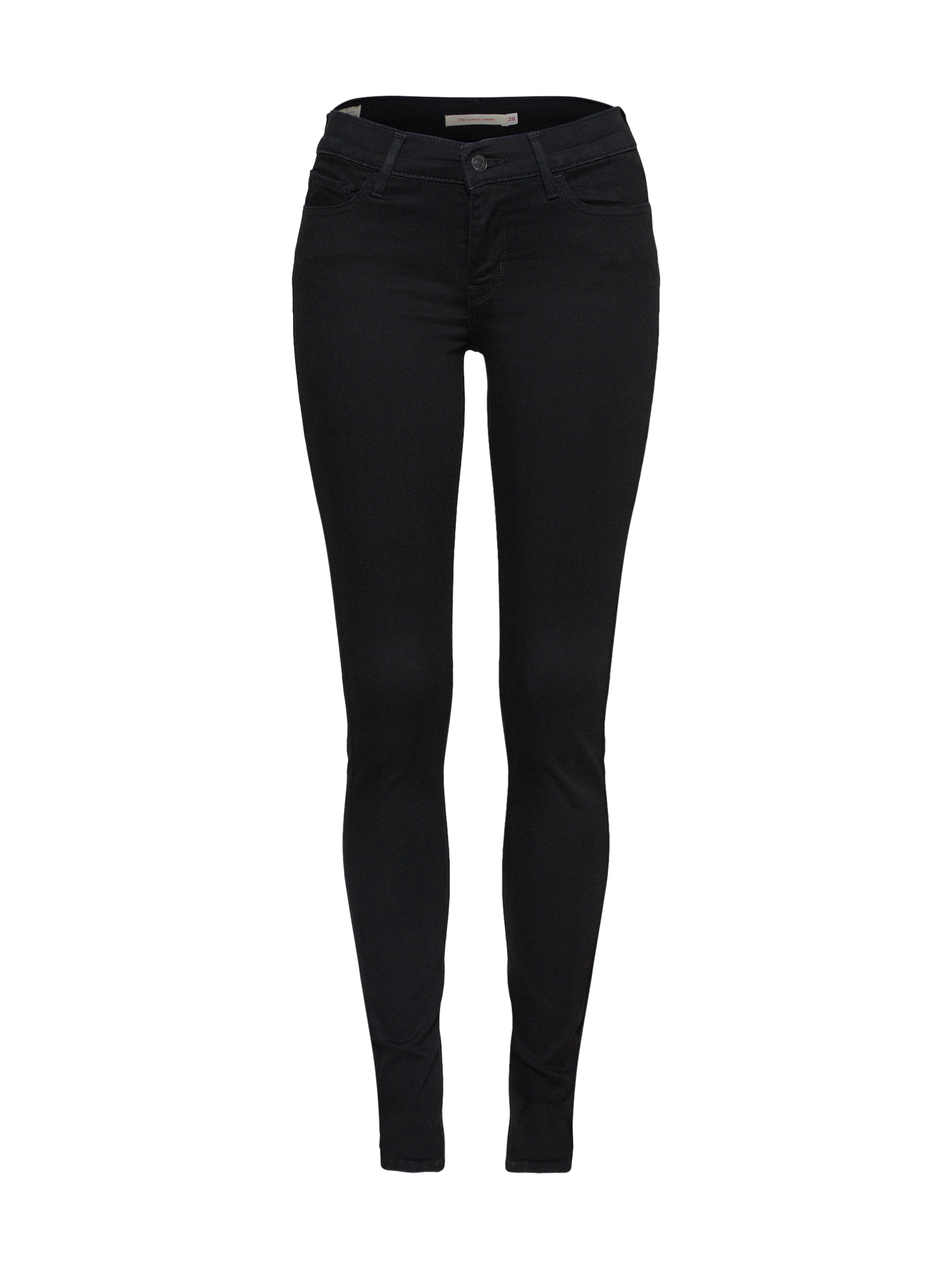LEVIS Jeansy 710 Innovation Super Skinny w kolorze Czarnym 
