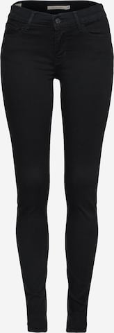 LEVI'S ® Jeans 'Innovation Super Skinny' in Zwart: voorkant