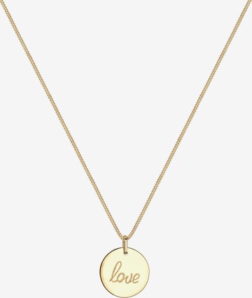 ELLI Necklace 'Love-Schriftzug' in Gold