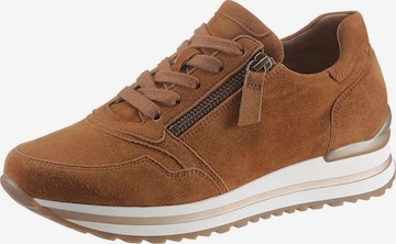 GABOR Sneakers laag in Bruin: voorkant