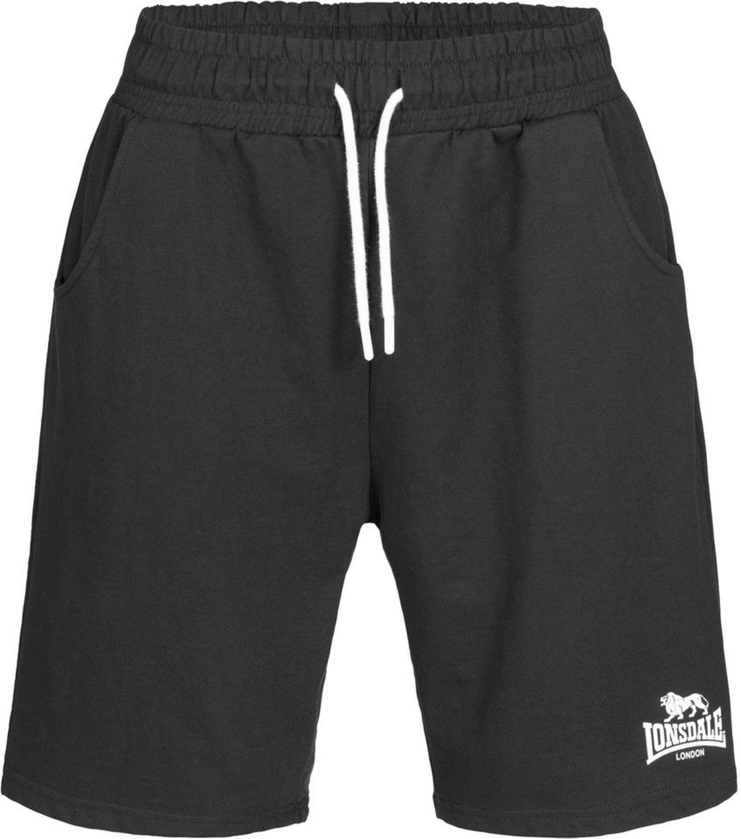 Pantaloni 'Coventry' de la LONSDALE pe negru: față