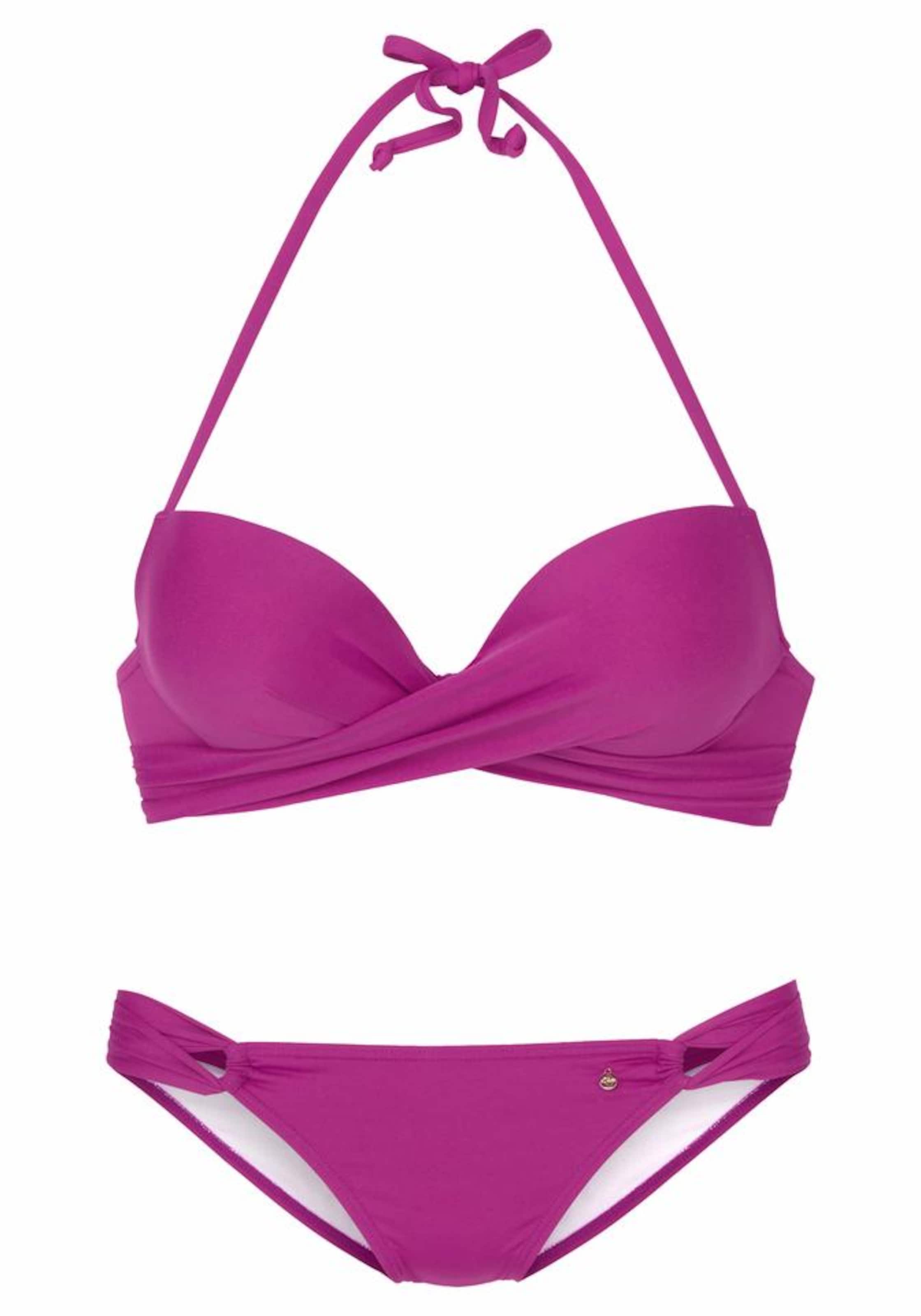 Push-up Bikini di s.Oliver in rosa: frontale