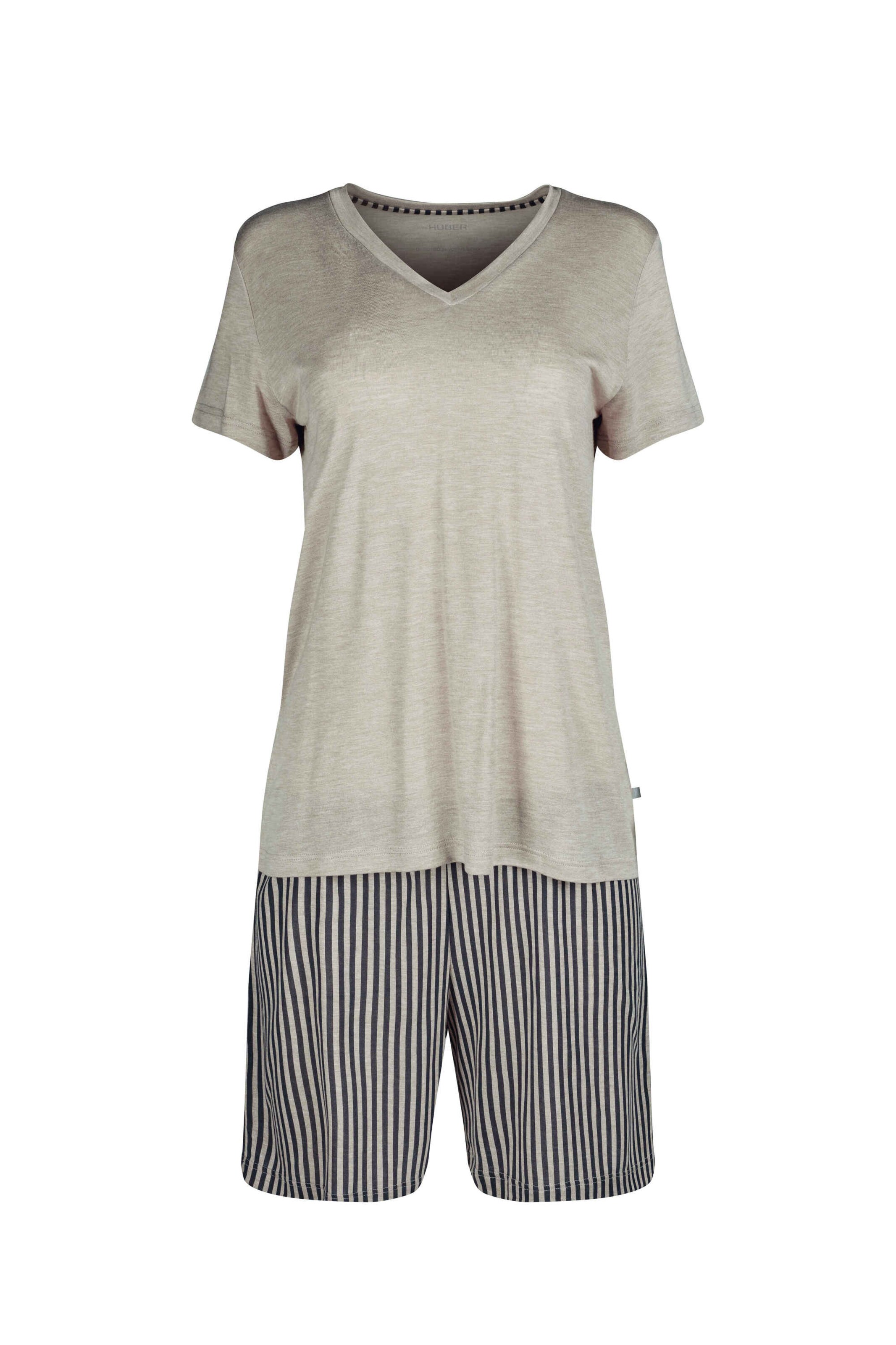 HUBER - Pyjama 'Oriental Nights' in kitt